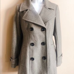 Anne Klein Grey Pea Coat